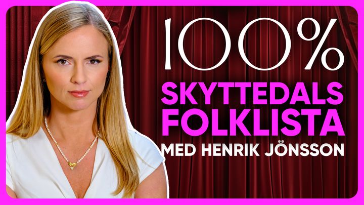 Sara Skyttedal berättar om sina nya planer i ett direktsänt intervjusamtal i programmet 100% med Henrik Jönsson.