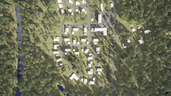 Illustrationsbild som visar hur området skulle kunna utvecklas.