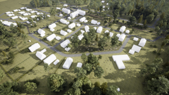 Illustrationsbild som visar hur området skulle kunna utvecklas.