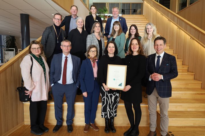 Representanter från European Forest Institute, Växjö kommun och Linnéuniversitetet