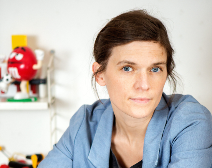 Författare Frida Nilsson, Fotograf: Ellinor Collin