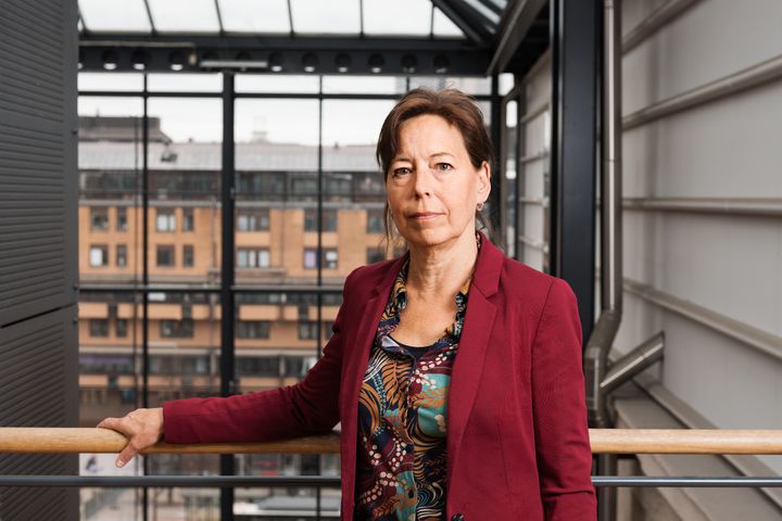 Bild på Anna-Karin Lindblom, Folkbildningsrådets generalsekreterare.