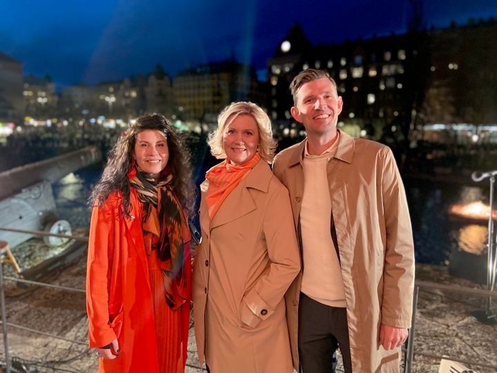 Anna-Karin Andershed, Lena Rådström Baastad och Fredrik Berglund.