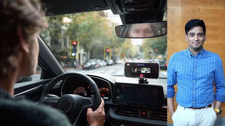 QTPIE har utvecklat ett automatiserat körprovssystem. Ravi Teja Chadalavada är innovatör och vd för företaget.