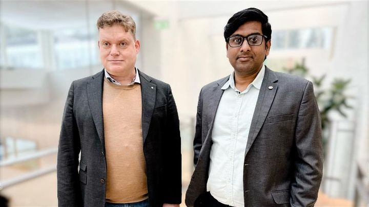 Magnus Löfstrand och Rajesh Patil