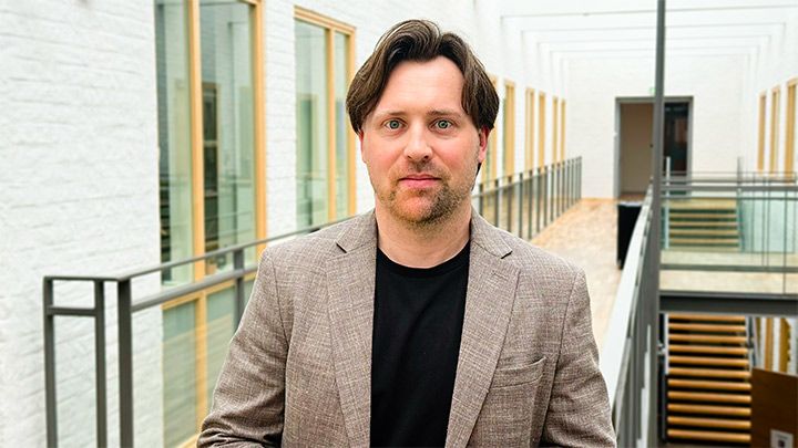 Forskaren i korridor