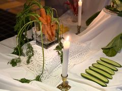 Bild på arrangerad mat