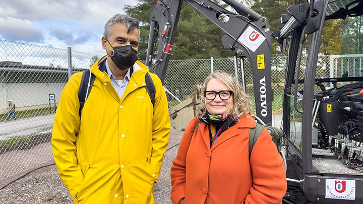 Forskningsledarna för projektet TeamRob, Todor Stoyanov och Franziska Klügl.