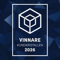 Kundkristallen 2026 Vinnaremblem