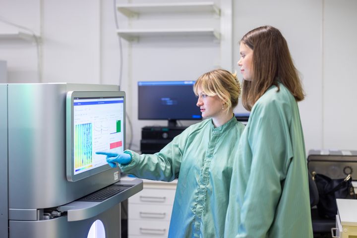 DNA-sekvensering på SciLifeLab..