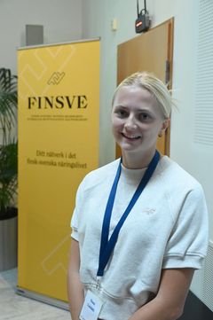 Sprinterhoppet Nora Lindahl var överraskningsgäst på seminariet.