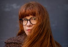 Författaren Sofia Stenström får Aftonbladets litteraturpris 2023. Foto: Magnus Wennman/Aftonbladet