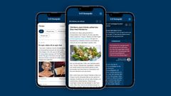 På några månader har det som började som ett experiment blivit en publiksuccé. Över 25 000 har signat upp sig för den nya nyhetstjänsten SvD Kompakt. Illustration: Sebastian Toussaint/SvD