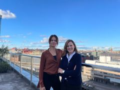 Johanna Cervin, marknadschef, och Helen Orselius, vd, Tv.nu. Foto: Tv.nu