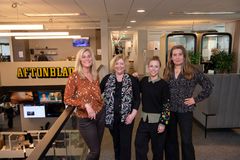 Erika Scott får övergripande ansvar och Lena Widman, Anna Sundesten och Helena Utter blir redaktionellt ansvariga i Aftonbladets nya featureledning. Foto: Jerker Ivarsson/Aftonbladet.