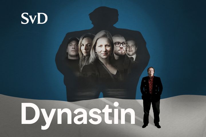 Nya poddserien Dynastin från SvD och Banda ger i sex delar en inblick i en av Sveriges mest framgångsrika finansfamiljer. En familj som länge har gjort sig känd för att vara skygg och inte ställa upp på intervjuer. Tills nu. Illustration: Henrik Malmsten/SvD