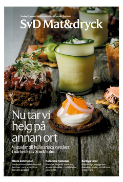 SvD:s nya fredagsbilaga: Mat&dryck.