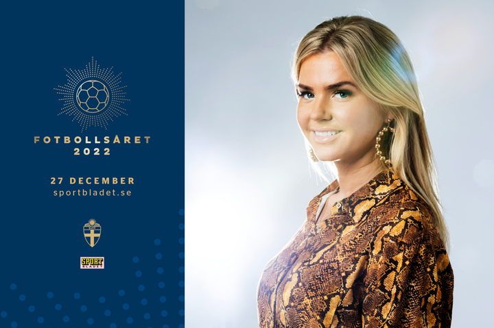 I mellandagarna sätter Sportbladet strålkastarljuset på det svenska fotbollsåret 2022. Den 27 december klockan 20.00 sänds tv-programmet Fotbollsåret på Sportbladet. Programleder gör Linn Nordström. Foto: Aftonbladet