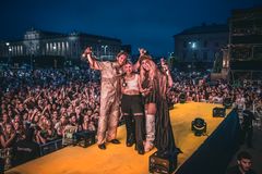 Tre av årets Rockbjörnen-vinnare, Benjamin Ingrosso, Cornelia Jakobs och Miss Li. Foto: Peter Wixtröm/Aftonbladet