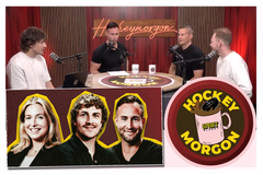 Nyförvärv i Hockeymorgons studio. Tobias Dahlberg, är ny programledare och Christopher Heino-Lindberg ny expert tillsammans med Johanna Lagus, som varit med sedan start.