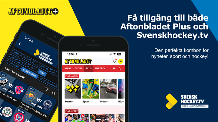 Aftonbladet, Svenska Ishockeyförbundet och Svensk Hockey TV inleder ett långsiktigt samarbete som stärker upplevelsen för hockeyfans i hela Sverige.