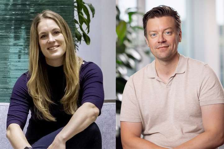 Anna Bengtsson, Stampen Media och Max Schüler, Schibsted Brand Studio.