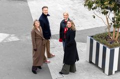 Malin Backlund, Erik Modig, Louise Isaksson och Karolina Nilvang bakom Schibsted Video Study 2026 – en studie som visar hur video kan bryta igenom bruset och skapa verklig effekt. Foto: Schibsted