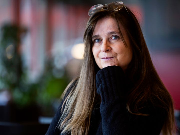 Kerstin Gezelius, filmkritiker i Dagens Nyheter, tilldelas årets Axel Liffner-stipendium. Foto: Lotte Fernvall