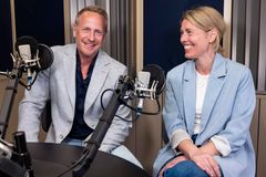 Joakim Flodin, vd för Schibsted Marketing Services och Lotta Folcker, publisher på Aftonbladet. Foto: Lotte Fernvall / Aftonbladet