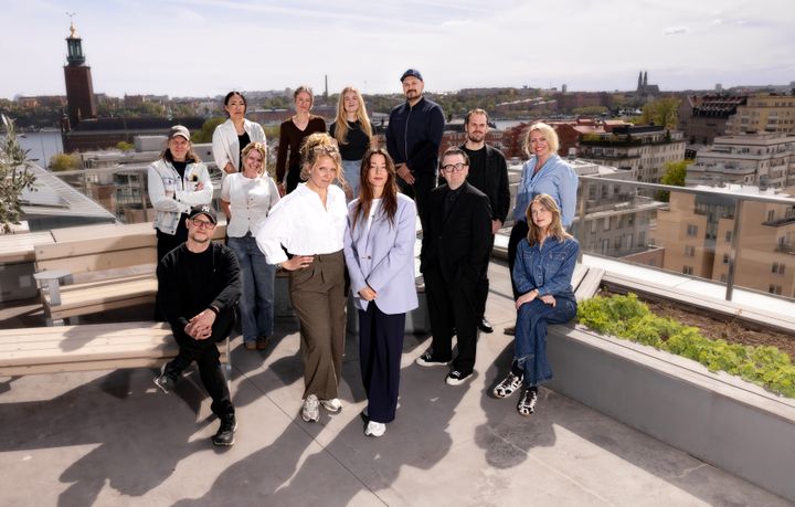 Teamet bakom Aftonbladets valkompass 2026 – årets satsning med video till varje fråga och särskilt fokus på unga väljare. Foto: Magnus Sandberg / Aftonbladet