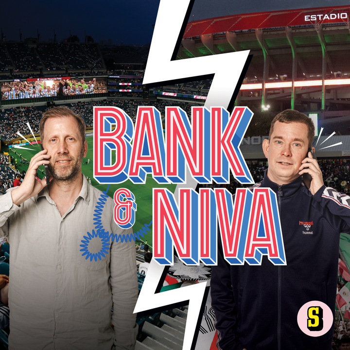 Bank & Niva är tillbaka tillsammans. Under Fotbolls-VM hörs duon varje dag i Sportbladets nya VM-podcast.