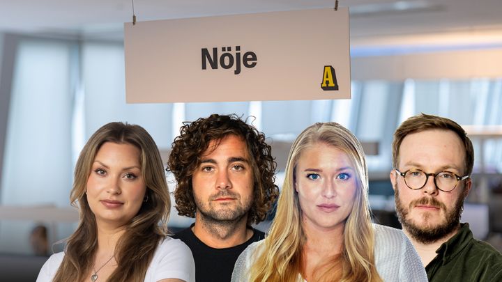 Helle Schunnesson, Leo Pettersson, Matilda Aprea och Niklas Eriksson är fyra av de sex nya tjänster som tillförs Aftonbladet Nöje under året. Ytterligare rekryteringar presenteras senare. Foto och montage: Aftonbladet
