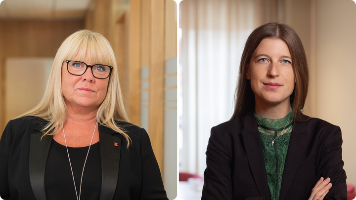 Linda Palmetzhofer och Elinor Odeberg