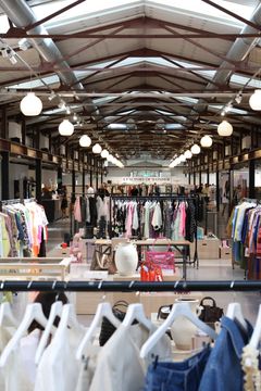 Mässhall på Fashion Week Trade