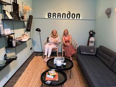 Amanda and Jo in Brandon office