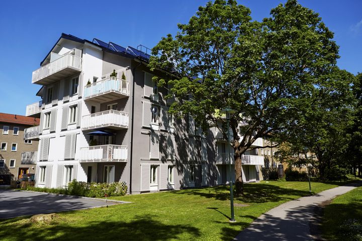 Passivhus i Hökarängen första flerbostadshuset i Stockholm att slutcertifieras som Guldhus