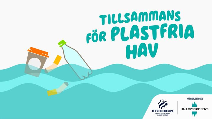 Håll Sverige Rent blir ny National Supplier till Handbolls-EM 2026 - tillsammans för plastfria hav!