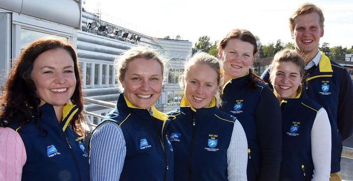 ATG Hopp & Talang 2016/2017 Emma Kåbring, Josephine Karlsson,  Therese Viklund, Isabelle Serrander, Erika Andersson och Christoffer Forsberg.