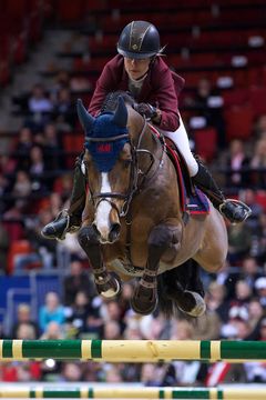 Malin Baryard Johnsson och H&M Tornesch 1042 under världscupfinalen i Göteborg 2013.