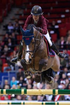 Malin Baryard Johnsson och H&M Tornesch 1042 under världscupfinalen i Göteborg 2013.