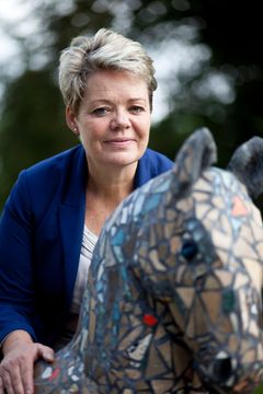 Lotta Finstorp, Mellösa, är ny ordförande i Svenska Ridsportförbundets dressyrkommitté. Bilpd fri för publicering med angivande av fotograf.