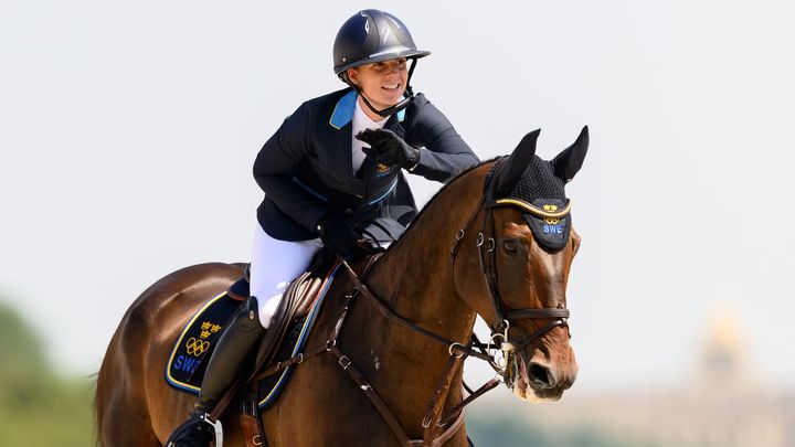 Frida Andersén rider fälttävlans nations cup i Boekelo, Nederländerna, i helgen.