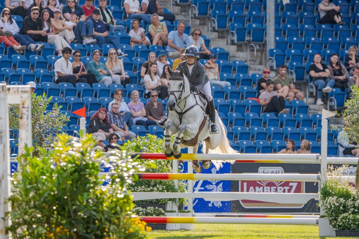 Frida Anderséns 11-åriga Stonhavens Baby Blue får chansen att testa vingarna på ett internationellt mästerskap.