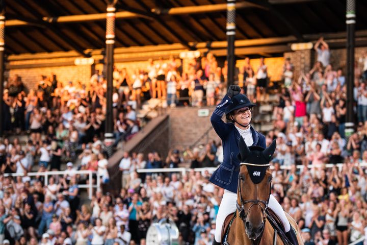 Malin Baryard Johnsson och H&M Indiana är ett av de svenska ekipagen som intar Wien i Österrike för att göra upp i Longines Global Champions Tour.