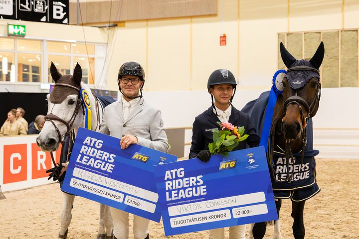 Marcus Westergren & Viktor Edvinsson vinner höstfinalen av ATG Riders League.