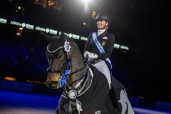 Jessica von Bredow-Werndl and Tsf Dalera BB, winners of the Lövsta Top 10 Dressage 2023.