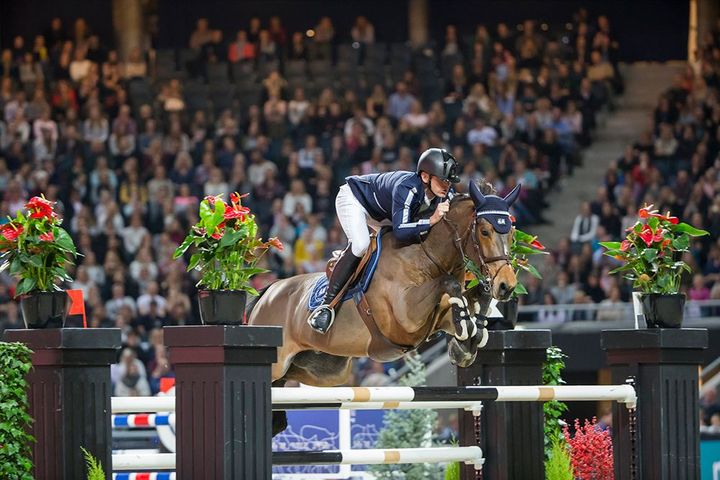 Peder Fredricson åker hem från Sweden International Horse Show med tre nya Volkswagen Tiguan. Med H&M All In blev det bl a en tredjeplats i Sweden Grand Prix.