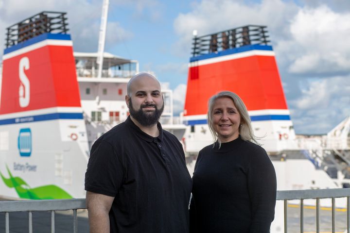 Fredrik Bayati, Group Head of Media och Julia Kronberg, Group Marketing & Acquisition Manager på Stena Line