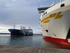 Pågående bunkring av BioLNG