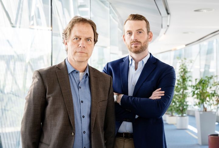 Miljöpartiets EU-parlamentariker Pär Holmgren och Jakop Dalunde